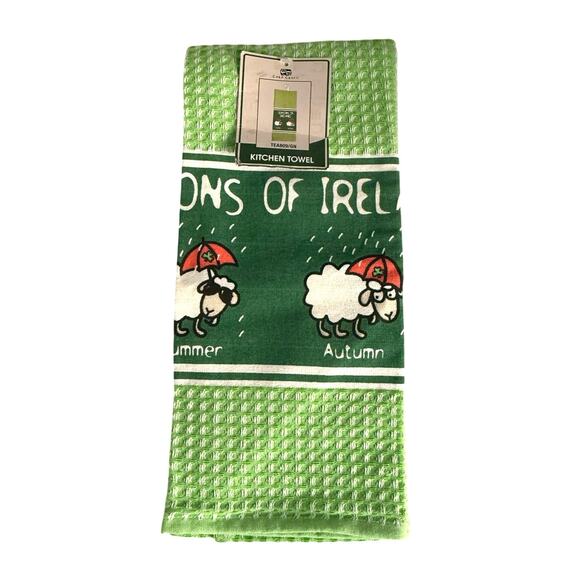 NWT Cara Craft "Seasons of Ireland" tea towel - Picture 6 of 6